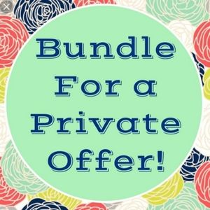 Bundle itemanfor a private offer!